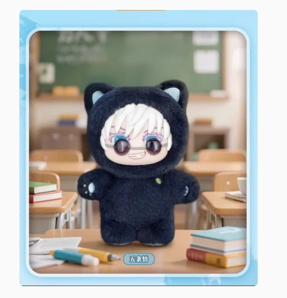 Original  Jujutsu Kaisen 2 Cat Ear Plushie Series Blind Box Mystery Box Anime Figure Room Decoration Collection Kids Gifts