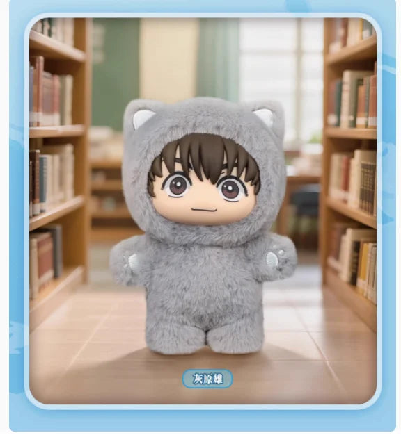 Original  Jujutsu Kaisen 2 Cat Ear Plushie Series Blind Box Mystery Box Anime Figure Room Decoration Collection Kids Gifts