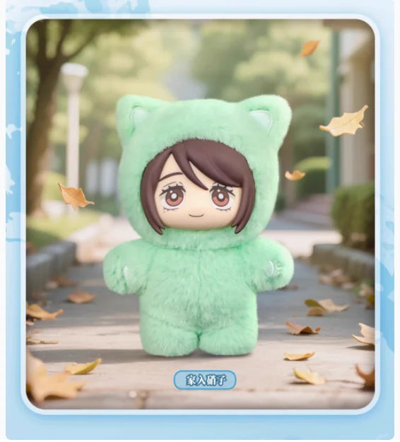 Original  Jujutsu Kaisen 2 Cat Ear Plushie Series Blind Box Mystery Box Anime Figure Room Decoration Collection Kids Gifts